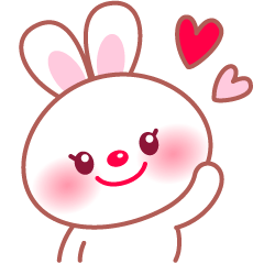 Adorable fluffy bunny