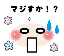 Flowers bloom Face mark stickers sticker #9591011