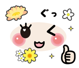 Flowers bloom Face mark stickers sticker #9591015