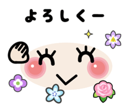 Flowers bloom Face mark stickers sticker #9591017