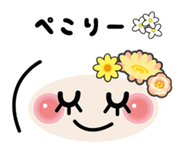 Flowers bloom Face mark stickers sticker #9591019