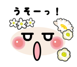 Flowers bloom Face mark stickers sticker #9591020