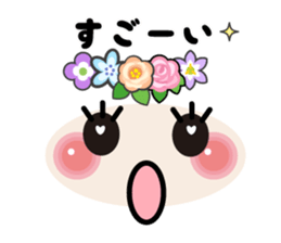 Flowers bloom Face mark stickers sticker #9591028