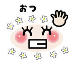 Flowers bloom Face mark stickers sticker #9591037
