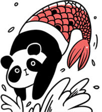 Panda Almighty sticker #9591149
