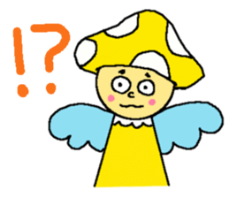 Yellow fairy sticker sticker #9592089