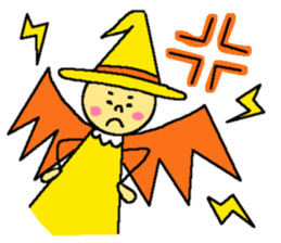 Yellow fairy sticker sticker #9592092