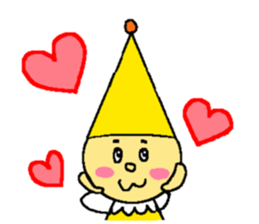 Yellow fairy sticker sticker #9592094