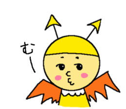 Yellow fairy sticker sticker #9592105