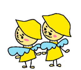 Yellow fairy sticker sticker #9592107