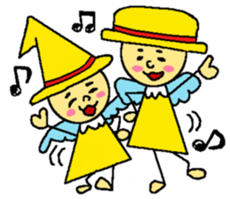 Yellow fairy sticker sticker #9592108