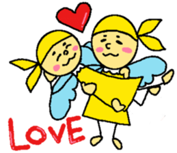 Yellow fairy sticker sticker #9592110