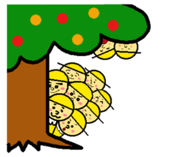 Yellow fairy sticker sticker #9592119