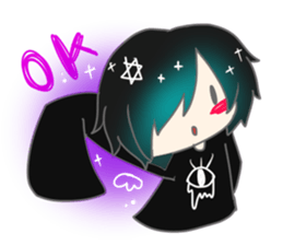 emo boy ryo sticker #9593658