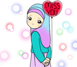 Hana cute Hijab sticker #9594089