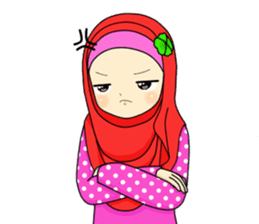 Hana cute Hijab sticker #9594098