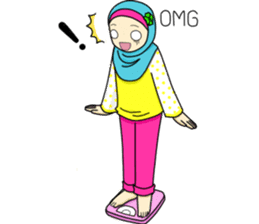 Hana cute Hijab sticker #9594101