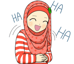 Hana cute Hijab sticker #9594104