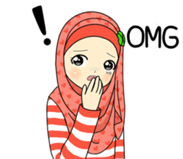 Hana cute Hijab sticker #9594105