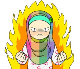 Hana cute Hijab sticker #9594111