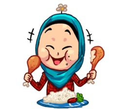 Princess Saffa Hijab sticker #9594357