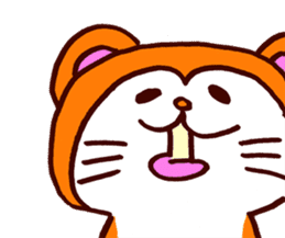 Tanuki-Udon hug and kiss sticker #9594459