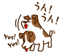 LOVE Jack Russell Terrier 2 sticker #9595132