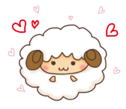 Fluffy"HITSUJIDAMA"1 sticker #9596480