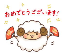 Fluffy"HITSUJIDAMA"1 sticker #9596484