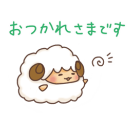 Fluffy"HITSUJIDAMA"1 sticker #9596485