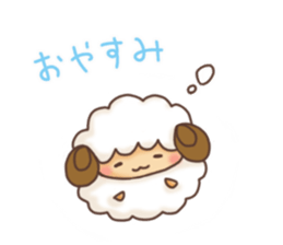 Fluffy"HITSUJIDAMA"1 sticker #9596490