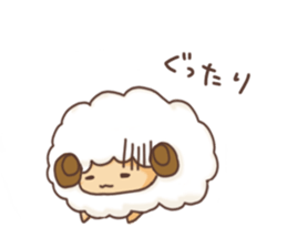 Fluffy"HITSUJIDAMA"1 sticker #9596496