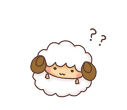 Fluffy"HITSUJIDAMA"1 sticker #9596497