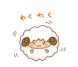 Fluffy"HITSUJIDAMA"1 sticker #9596500