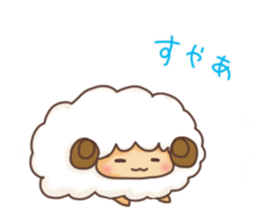 Fluffy"HITSUJIDAMA"1 sticker #9596504