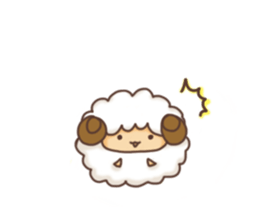 Fluffy"HITSUJIDAMA"1 sticker #9596508