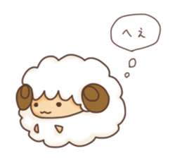 Fluffy"HITSUJIDAMA"1 sticker #9596511