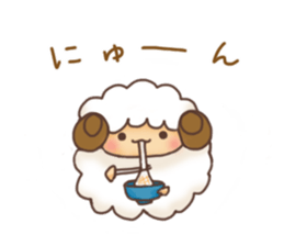 Fluffy"HITSUJIDAMA"1 sticker #9596517