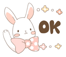 Rollo of the rabbit. hearty ver sticker #9596680