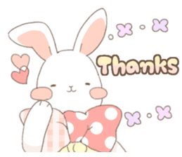 Rollo of the rabbit. hearty ver sticker #9596682