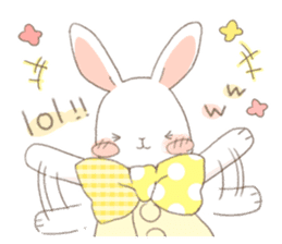 Rollo of the rabbit. hearty ver sticker #9596683