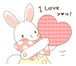 Rollo of the rabbit. hearty ver sticker #9596688