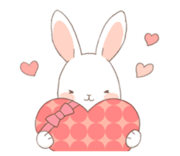 Rollo of the rabbit. hearty ver sticker #9596689