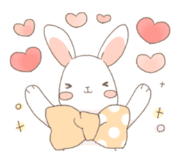 Rollo of the rabbit. hearty ver sticker #9596692