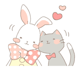 Rollo of the rabbit. hearty ver sticker #9596693