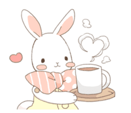 Rollo of the rabbit. hearty ver sticker #9596700