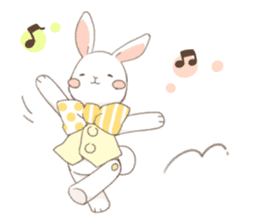 Rollo of the rabbit. hearty ver sticker #9596703