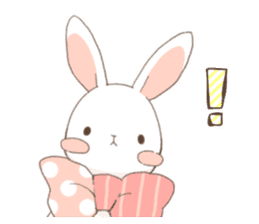 Rollo of the rabbit. hearty ver sticker #9596706