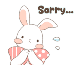 Rollo of the rabbit. hearty ver sticker #9596708