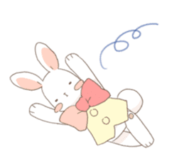 Rollo of the rabbit. hearty ver sticker #9596715